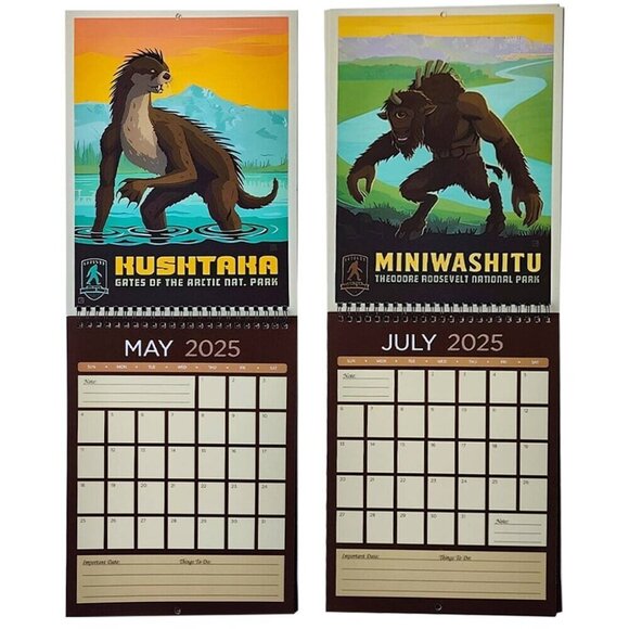 2025 Wall Calendar: Legends Of The National Parks Wall Calendar - Picture 1 of 3